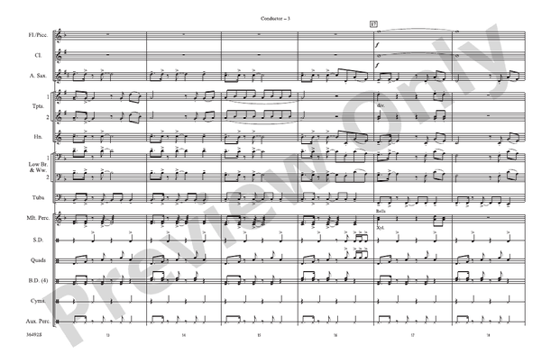 Baby – Marching Band Conductor Score & Parts (Digital Download)