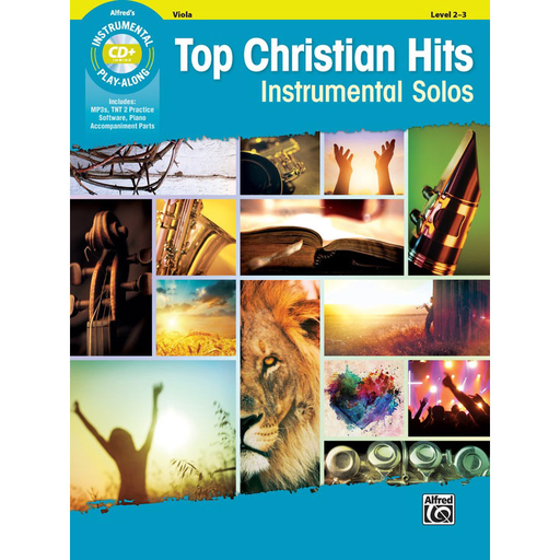 Top Christian Hits Instrumental Solos Viola Bk/CD