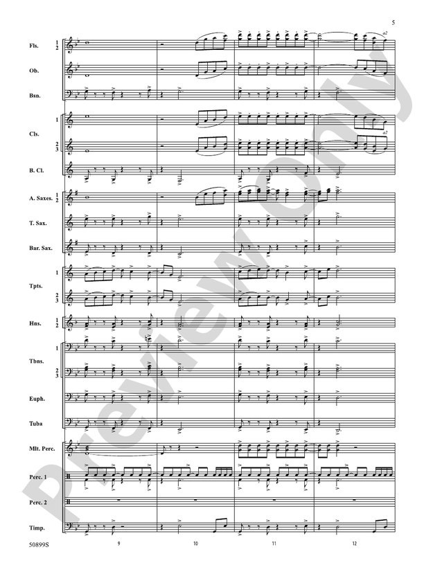 Measure for Measure – Concert Band Conductor Score & Parts (Digital Download)