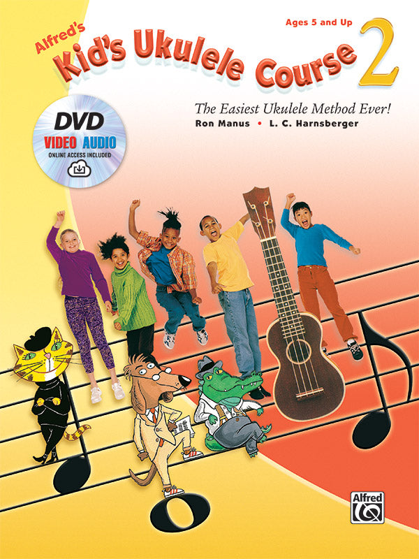 Alfreds Kids Ukulele Course Vol 2 Bk/OA/DVD