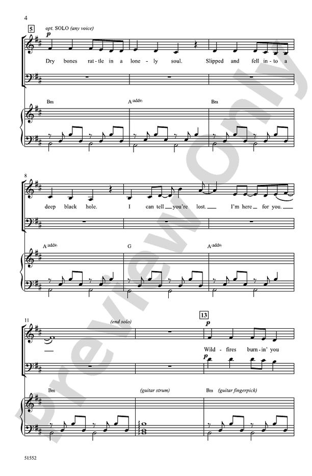 Leave a Light On - SAB Choral Octavo (Digital Download)