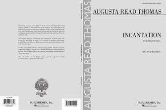 Thomas, AR - Incantation - Viola Solo Schirmer 50486251
