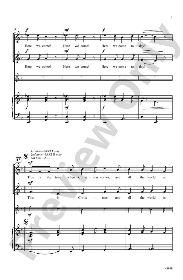 The Happiest Time of Year - 2 Part Treble Choral Octavo (Digital Download)