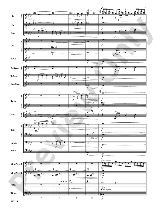 On Wings of Angels - Concert Band Conductor Score & Parts (Digital Download)