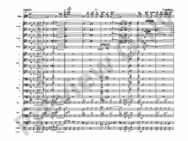 S Wonderful (Grade 4) - Jazz Ensemble Conductor Score & Parts(Digital Download)