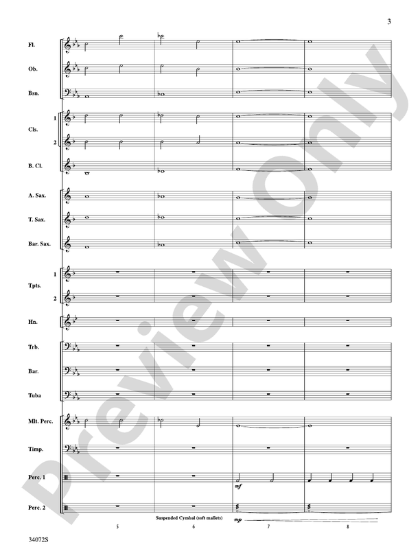 1, 2, 3, 4 - Concert Band Conductor Score & Parts (Digital Download)