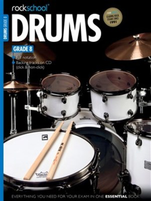 AMEB Rockschool Drums - Grade 8 (2012-2018) - Drums Rock School Limited /CD