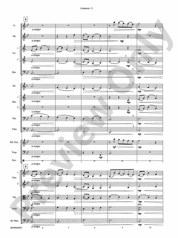 Brother James' Air – Ful Orchestra Conductor Score & Parts (Digital Download)