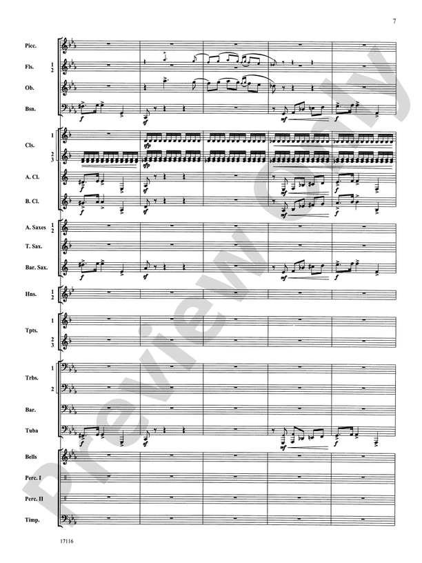 1812 Overture - Concert Band Conductor Score & Parts (Digital Download)