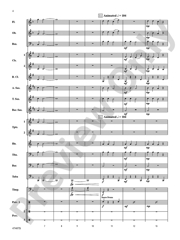 Old MacDonald Had a Farm - Concert Band Conductor Score & Parts (Digital Download)