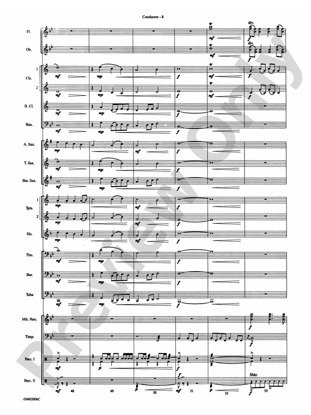 When Summer Takes Flight - Concert Band Conductor Score & Parts (Digital Download)