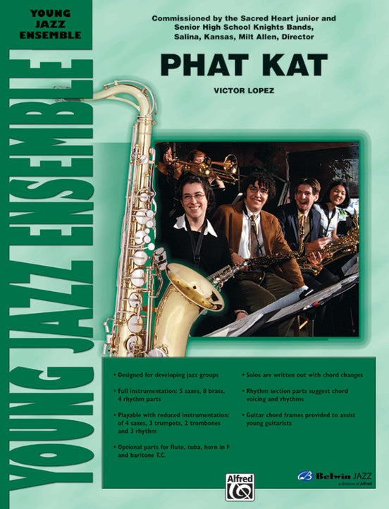 Phat Kat - Jazz Ensemble Conductor Score & Parts (Digital Download)