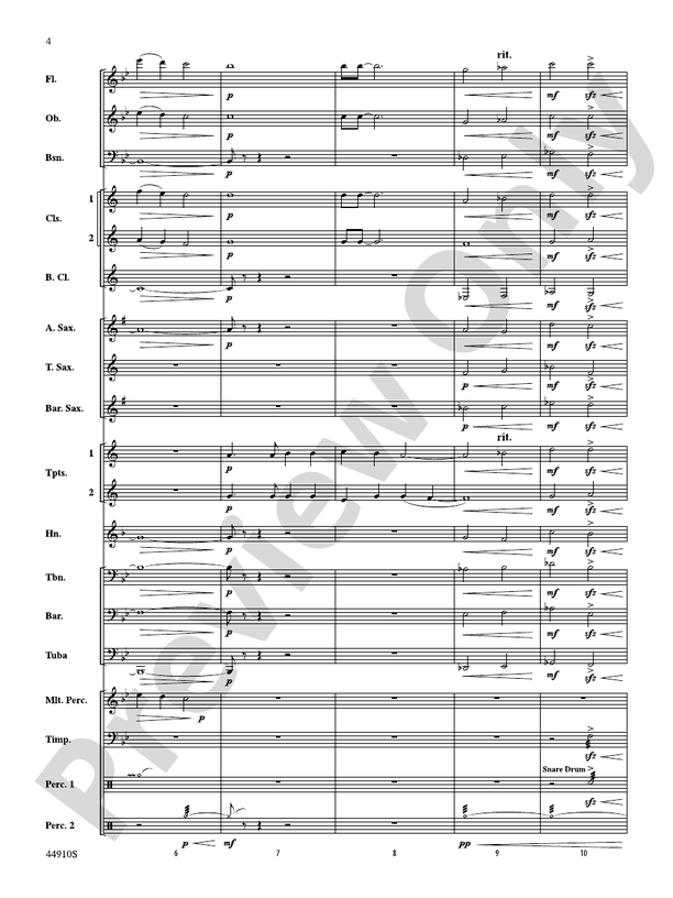 Autumn Roads - Concert Band Conductor Score & Parts (Digital Download)