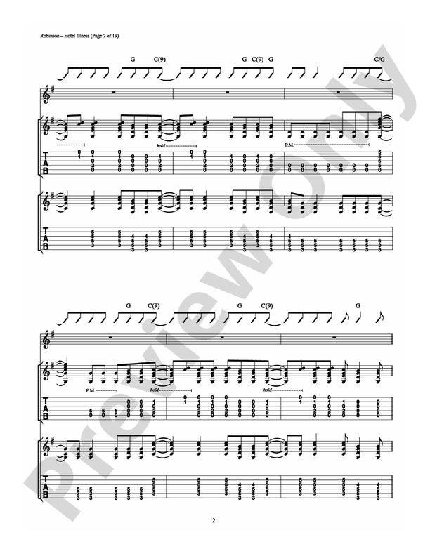 Hotel Illness - Guitar TAB (Digital Download)