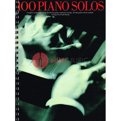 100 Piano Solos - Piano by Booth Music Sales AM62753
