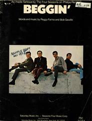 Beggin' - The Four Seasons - PVG (Digital Download)