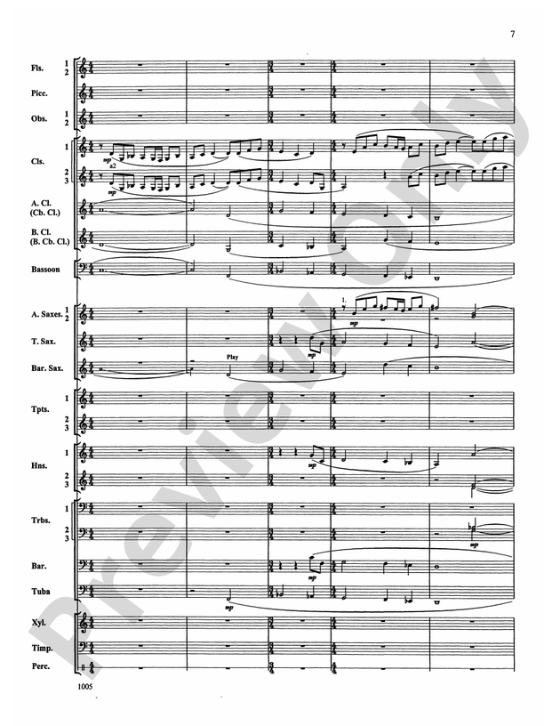 Reverence for Life - Concert Band Conductor Score & Parts (Digital Download)