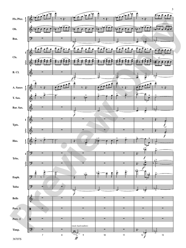 Rhapsodic Celebration - Concert Band Conductor Score & Parts (Digital Download)
