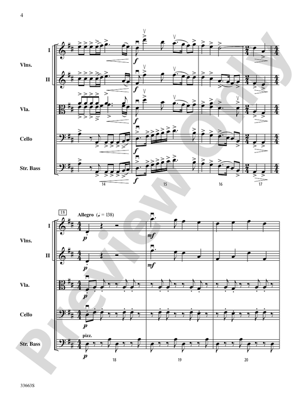 A Christmas Festival – String Orchestra Conductor Score & Parts (Digital Download)