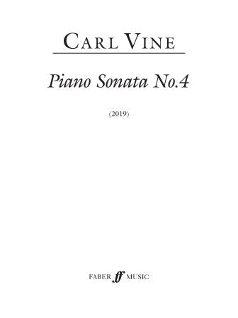 Piano Sonata No.4 - Piano Solo (Digital Download)