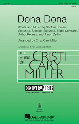 Dona Dona - Discovery Level 2 - Arthur Kevess|Sheldon Secunda|Aaron Zeitlin|Teddi Schwartz|Sholom Sholem - Cristi Cary Miller Hal Leonard VoiceTrax CD CD