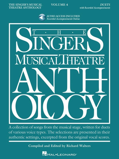 Singers Musical Theatre Anth Duets V4 Bk/Ola - Vocal - Hal Leonard