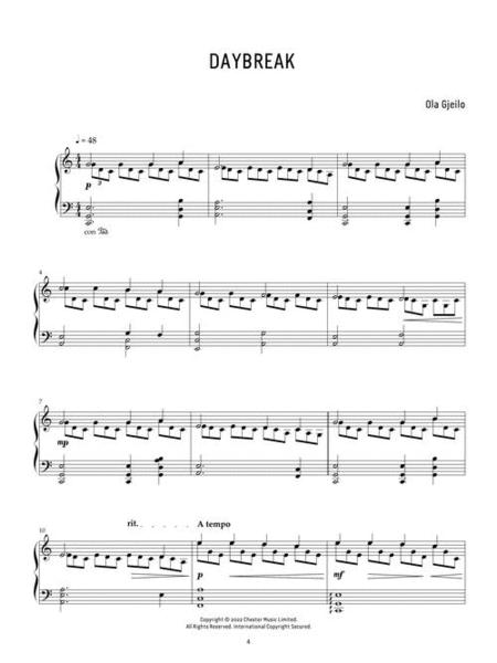 Gjeilo - Dawn - Piano Solo Chester CH88256