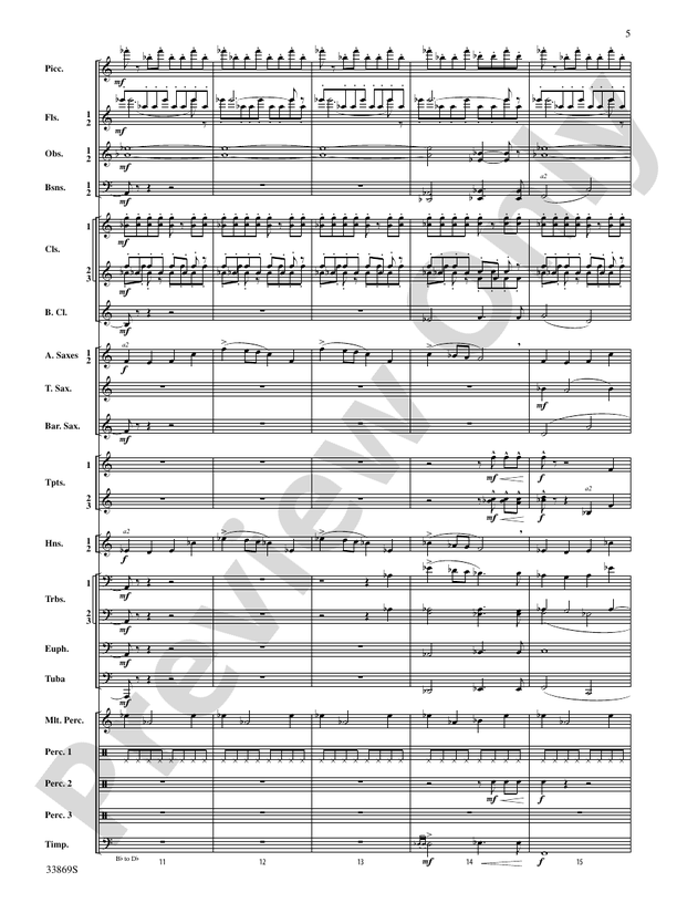 Mt. Everest - Concert Band Conductor Score & Parts (Digital Download)