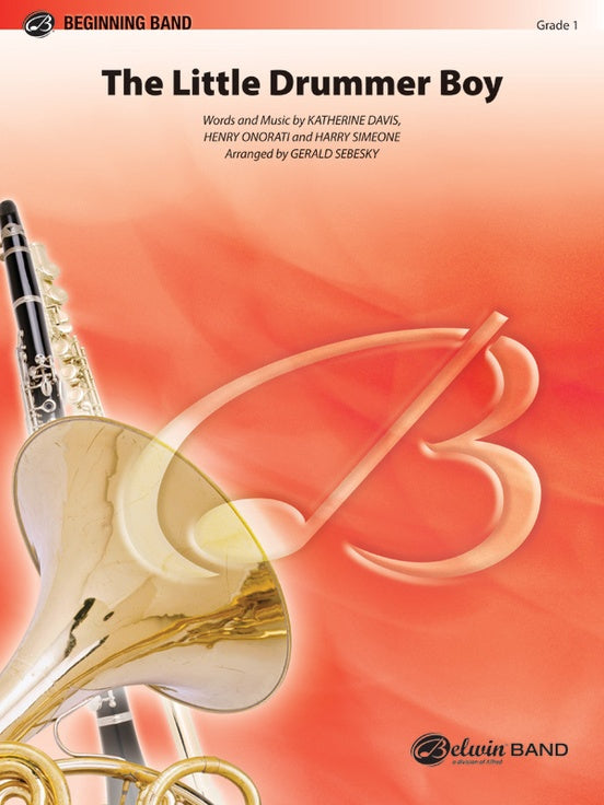 The Little Drummer Boy (Grade 1) - Concert Band Conductor Score & Parts (Digital Download)