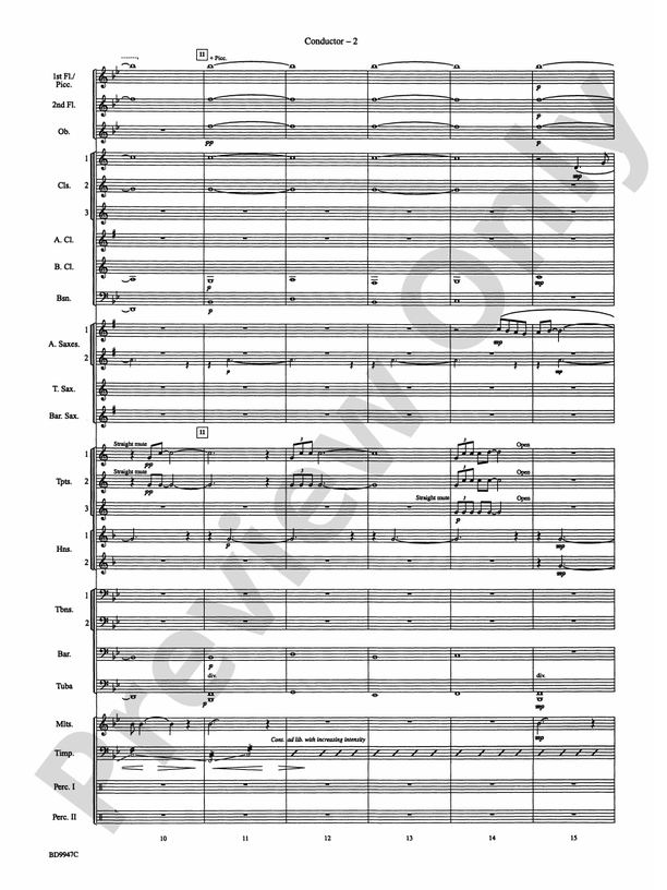 Chesapeake - Concert Band Conductor Score & Parts (Digital Download)