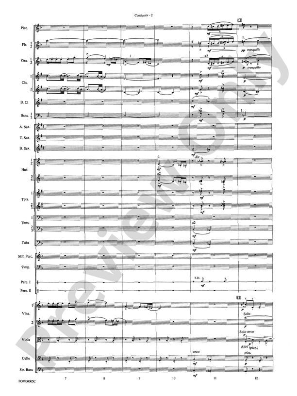 An American in Paris Suite – Full Orchestra Conductor Score & Parts (Digital Download)