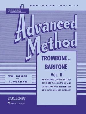 Rubank Advanced Method - Trombone or Baritone, Vol. 2 - Baritone|Euphonium|Trombone Rubank Publications