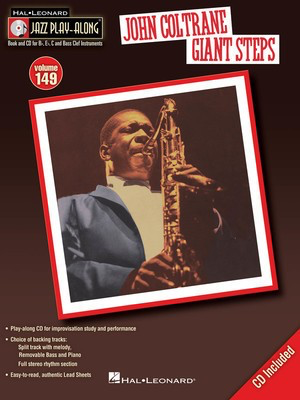 John Coltrane - Giant Steps - Jazz Play-Along Volume 149 - Bb Instrument|Bass Clef Instrument|C Instrument|Eb Instrument Hal Leonard Lead Sheet /CD