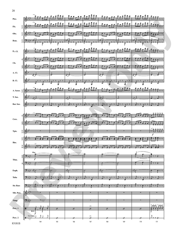 The Irish Washerwoman (from the Irish Suite) - Concert Band Conductor Score & Parts (Digital Download)