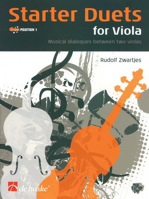 Starter Duets for Viola - Rudolf Zwartjes - Viola Rudolf Zwartjes De Haske Publications Viola Duet /CD