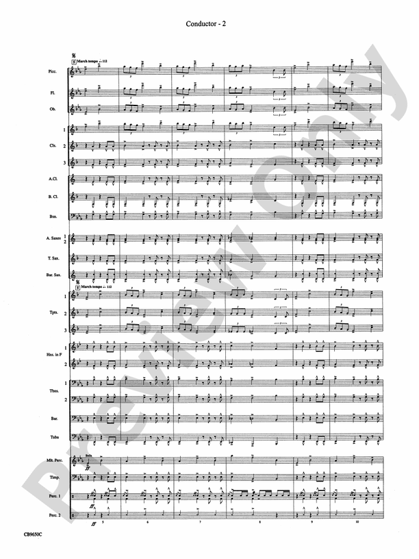 Star Wars Main Theme (Grade 3) - Concert Band Conductor Score & Parts (Digital Download)