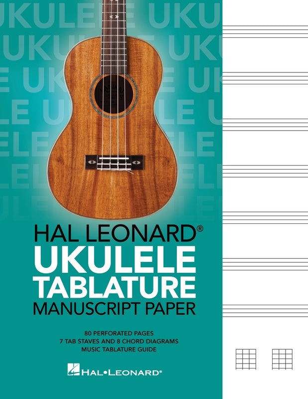 Manuscript Paper - Ukulele Tablature Hal Leonard 367881