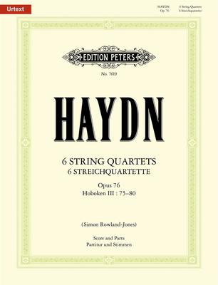 Haydn - 6 String Quartets Op 76 - Score/Parts - Peters EP7619