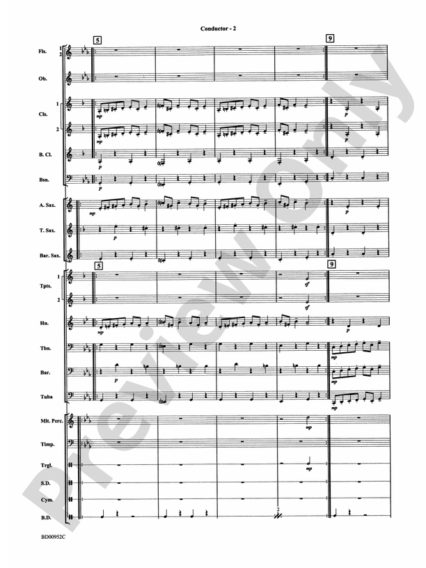 In the Realm of Kings - Concert Band Conductor Score & Parts (Digital Download)