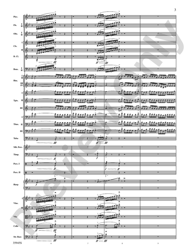 The Sea Hawk – Ful Orchestra Conductor Score & Parts (Digital Download)