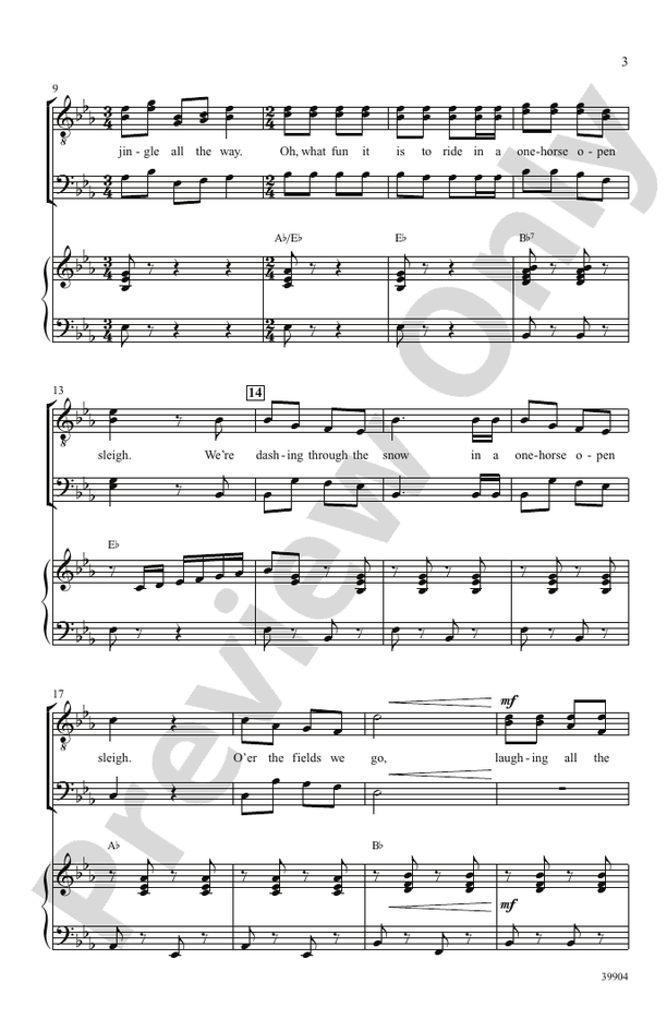 Jingle Bells – TTBB Choral Octavo (Digital Download)