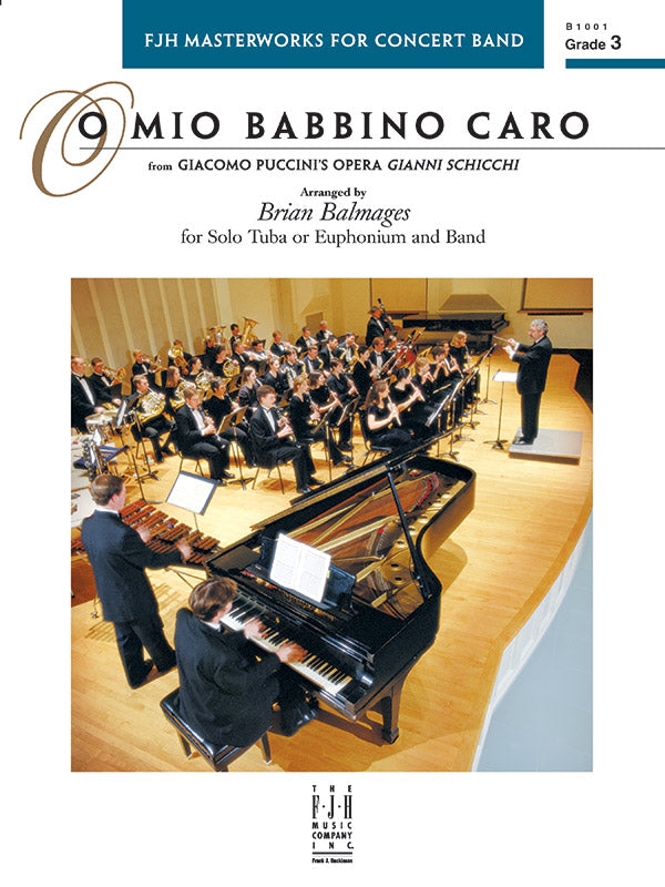 O Mio Babbino Caro (from Puccini's Gianni Schicchi) - Concert Band Conductor Score & Parts (Digital Download)