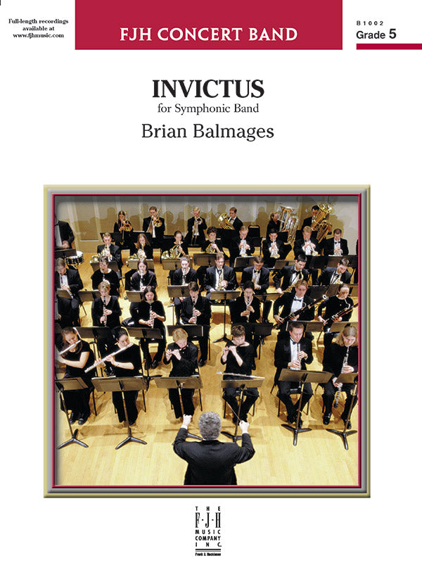 Invictus - Concert Band Conductor Score & Parts (Digital Download)
