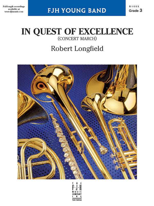 In Quest of Excellence - Concert Band Conductor Score & Parts (Digital Download)