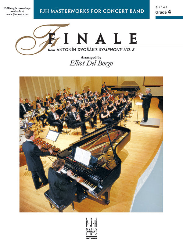Finale from Dvorak's Symphony No. 8 - Concert Band Conductor Score & Parts (Digital Download)