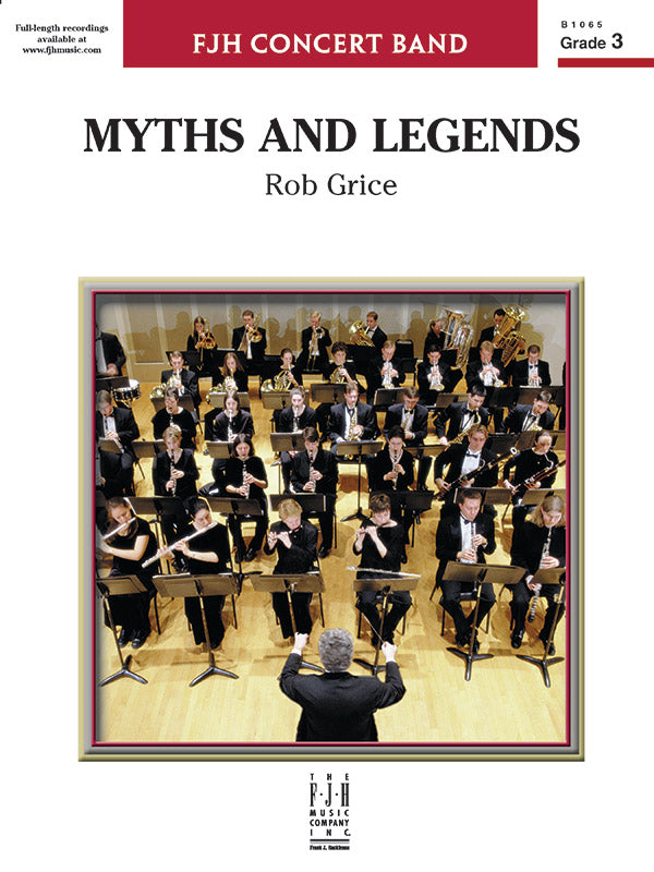 Myths and Legends - Concert Band Conductor Score & Parts (Digital Download)
