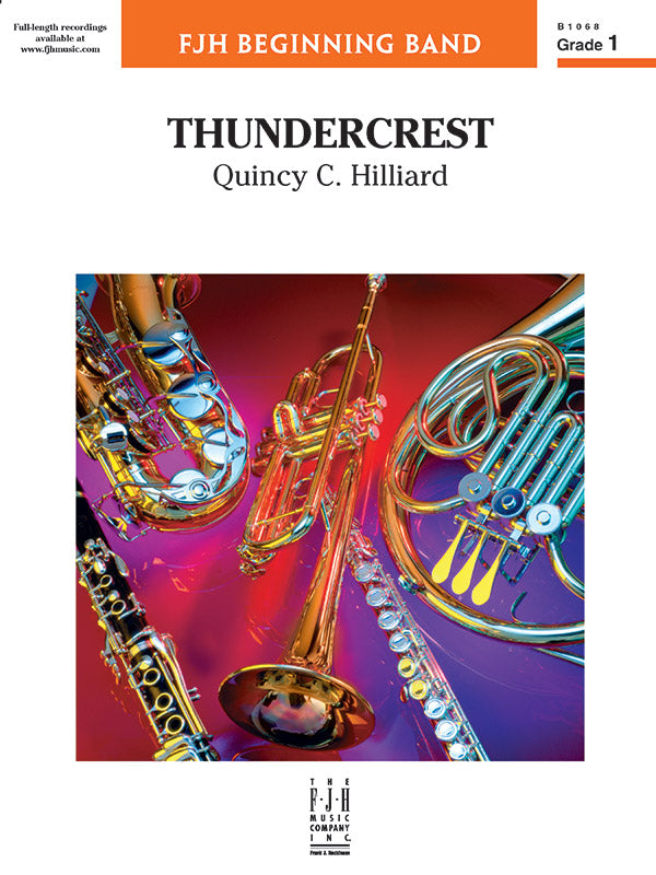 Thundercrest - Concert Band Conductor Score & Parts (Digital Download)