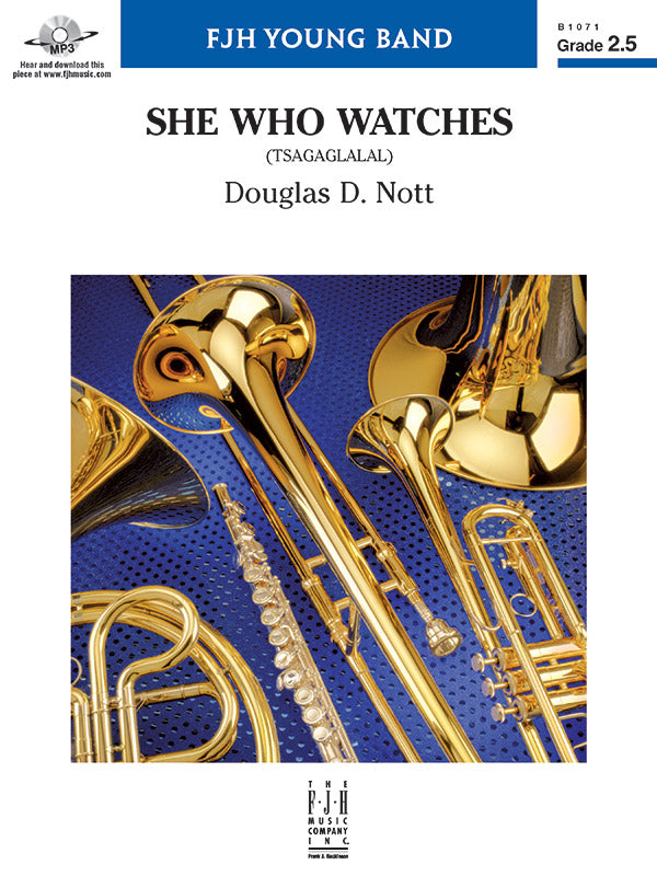 She Who Watches (Tsagaglalal) - Concert Band Conductor Score & Parts (Digital Download)