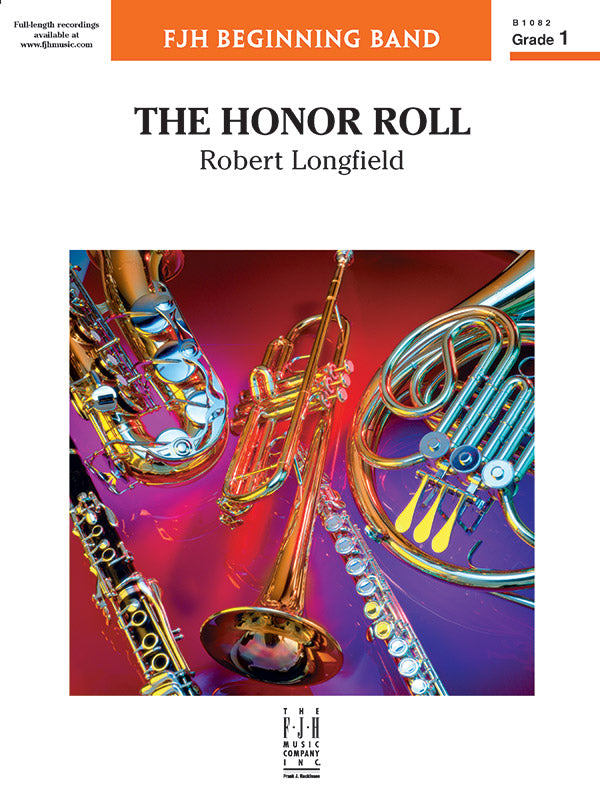 The Honor Roll - Concert Band Conductor Score & Parts (Digital Download)
