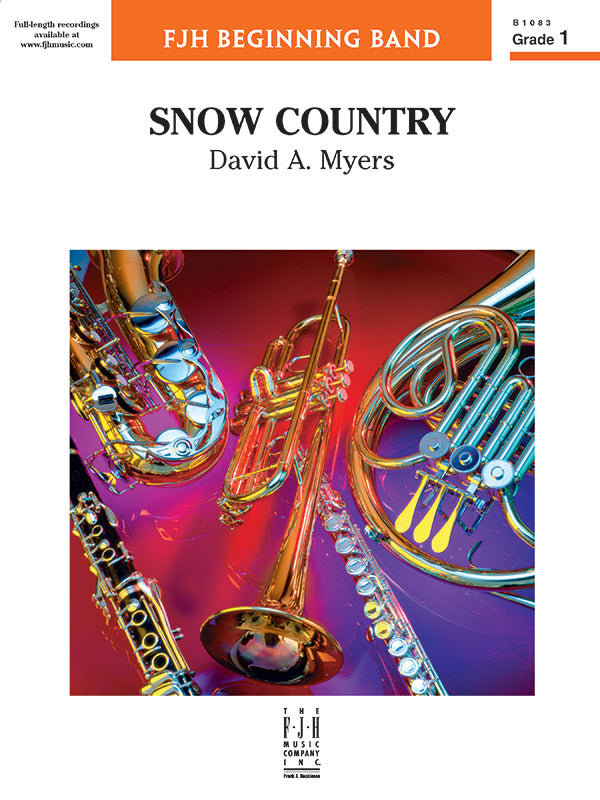 Snow Country - Concert Band Conductor Score & Parts (Digital Download)